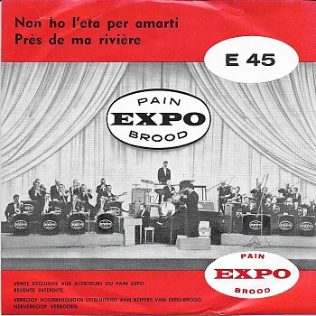 foto van E 45 Non ho l'eta per amarti van EXPO '58 brood 