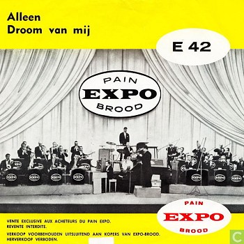 foto van E 42 Alleen van EXPO '58 brood 