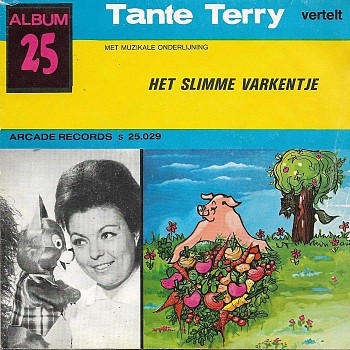 foto van Album 25 Het slimme varkentje (gele band) van Tante terry