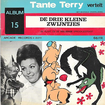 foto van Album 15 De 3 kleine zwijntjes (rode band) van Tante terry